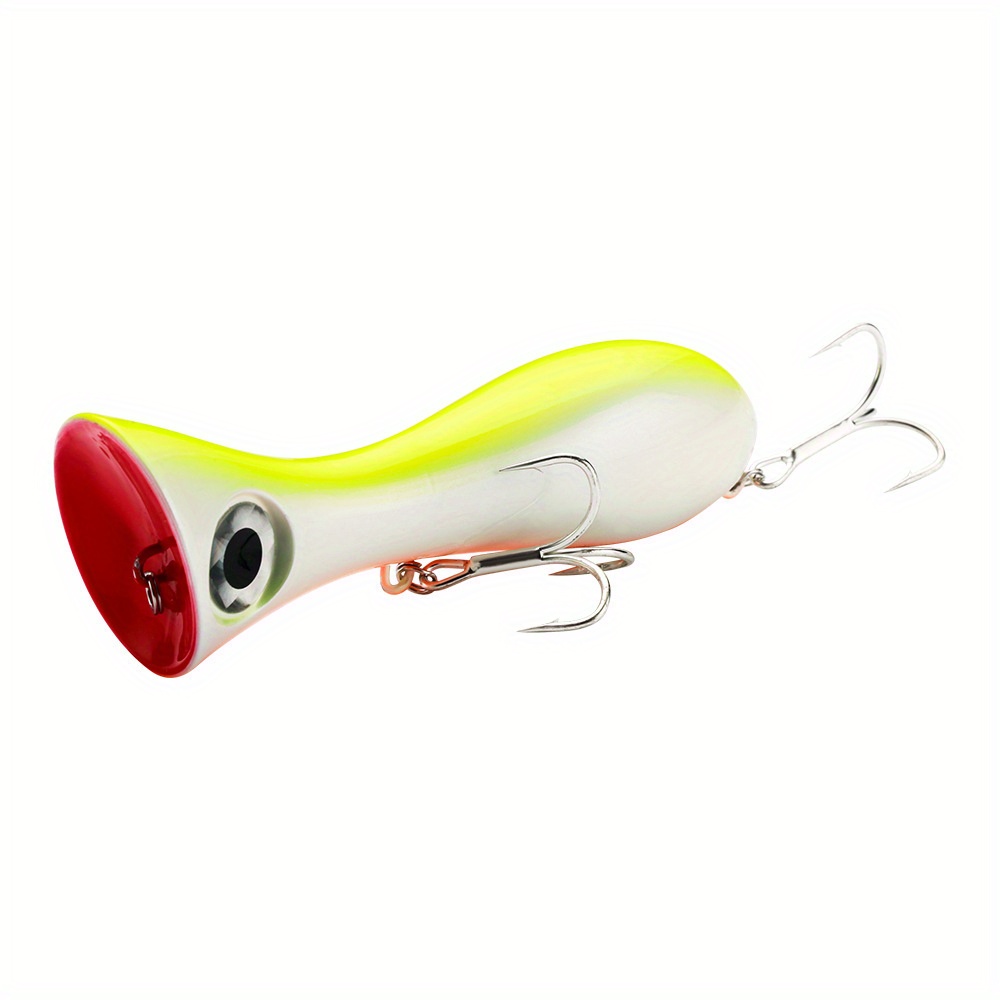  One Large TopWater Popper 4.75 In/15 Oz Lure Artificial Seal  Lure 3D Eyes Hard Popper Fishing Lure