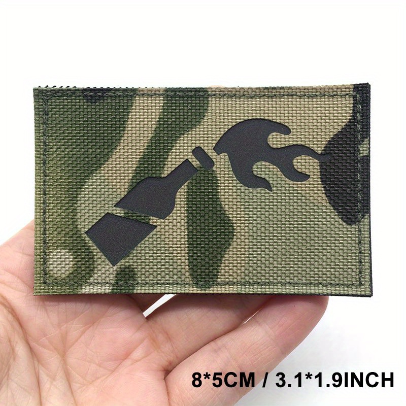 20pcs Embroidery Tactical Patch Set, Funny Military Hook And Loop Patch For  Caps, Backpacks, Clothes, Vest, Military Uniforms, Tactical Gears Etc