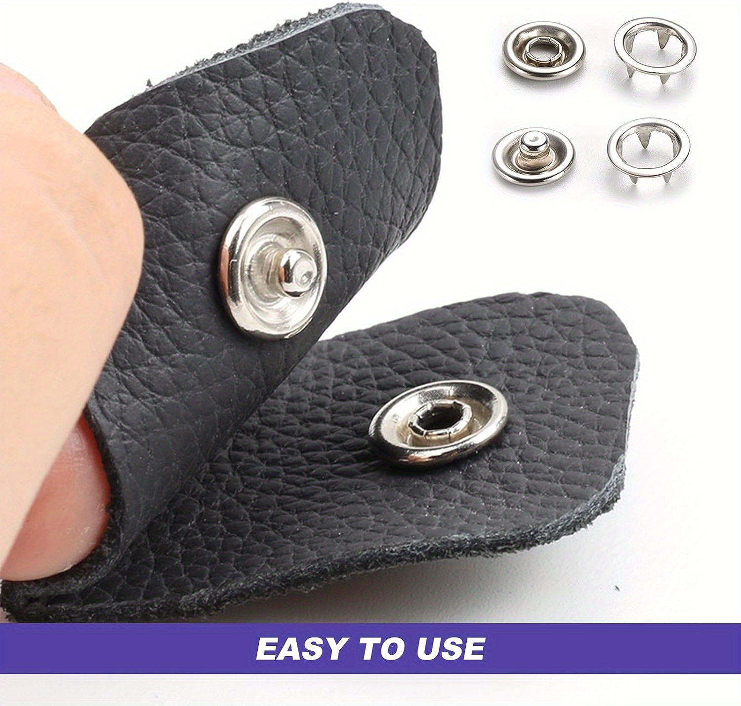 50 51pcs Alphabet Button Snap Kit Sewing Snap Fastener Set With Hand