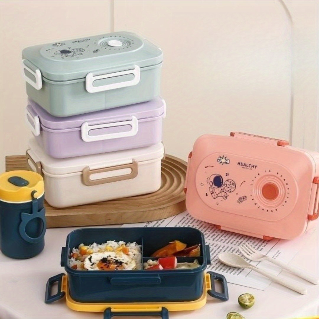 Compartment Portable Lunch Box Cute Lunch Box High Quality - Temu ...