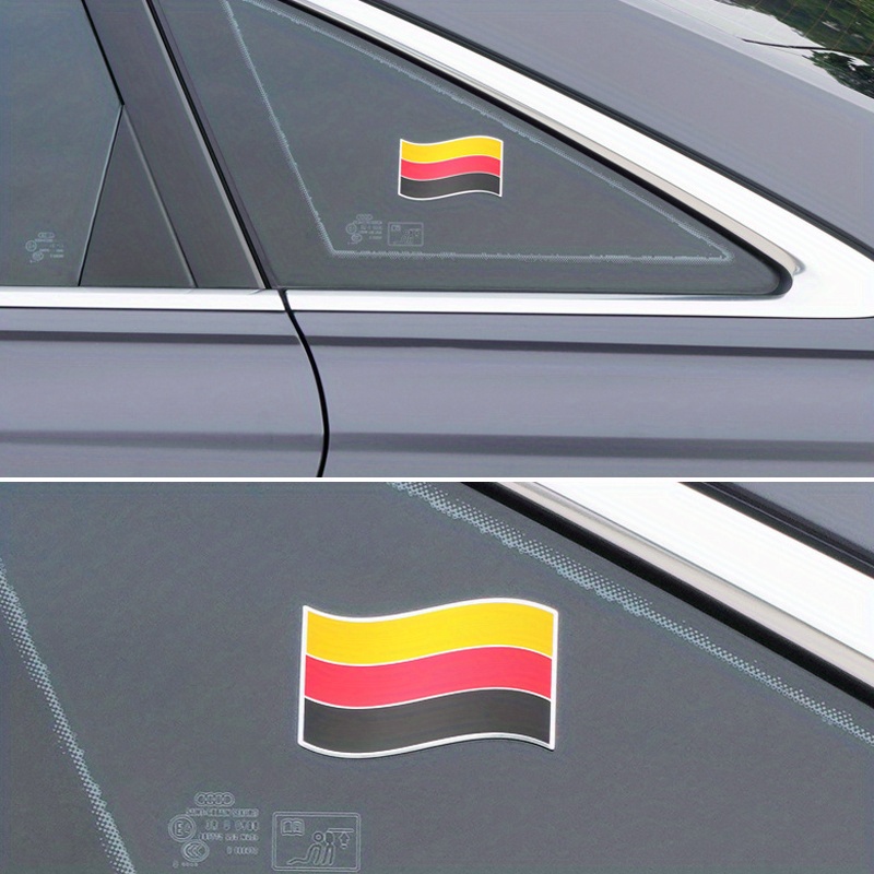 3d Metal National Flag Emblem Usa Uk Germany France Italy - Temu