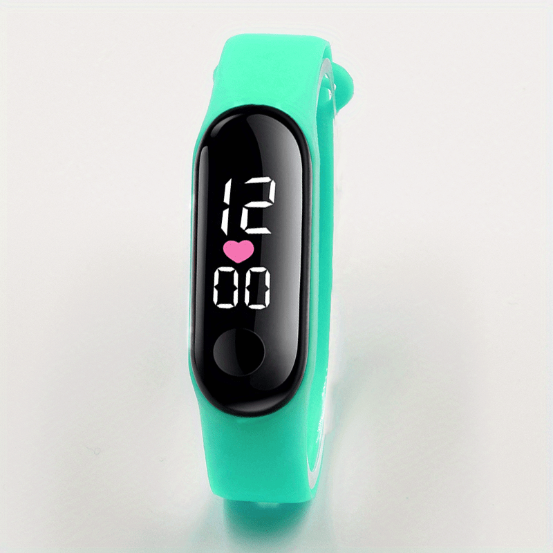 10 Pack 50 Metros Impermeable Led Digital Niños Niñas Estudiante Pantalla  Táctil Reloj Deportivo Silicona Mujeres Hombres Reloj de Pulsera Regalos