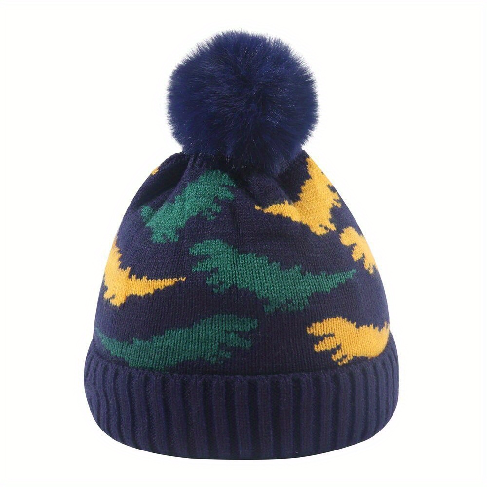 Rehomy Chapeau d'hiver pour enfants, cagoule en polaire thermique en tricot  pour 2 à 5 ans, jaune, Moyen : : Mode