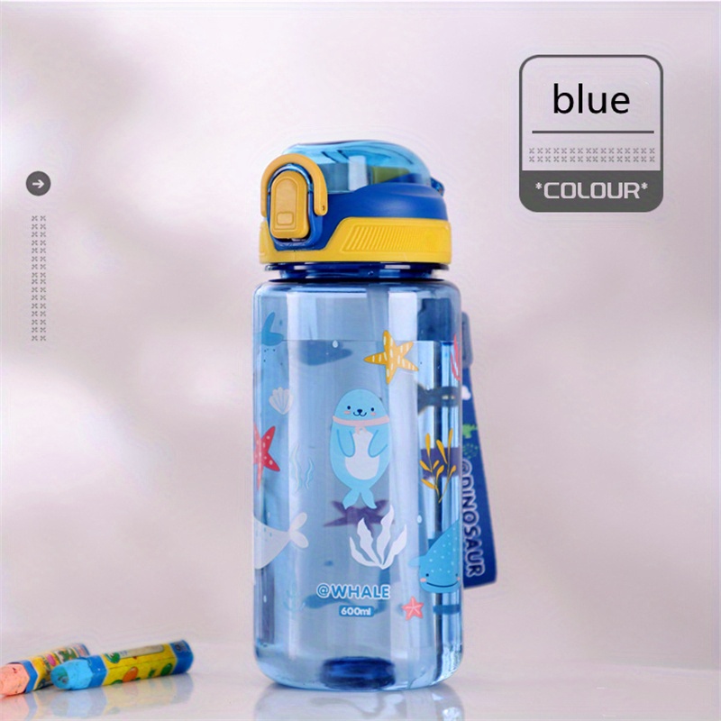 Baby Water Bottles, Car Straw Water Cup, 16oz Summer Cute Bus Shaped Water  Bottle, Leak-Proof Kids Square Drinking Cup Cute Cartoon Water Jug Toy