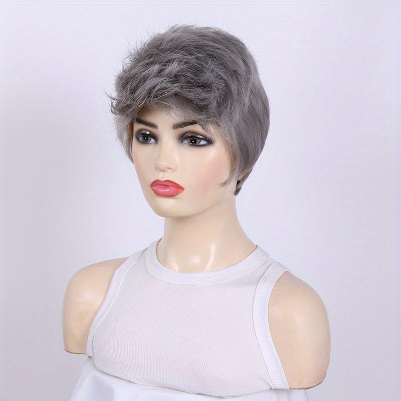 Blonde Short Hair Pixie Cut Wig Fluffy Short Layer Wig No - Temu Ireland