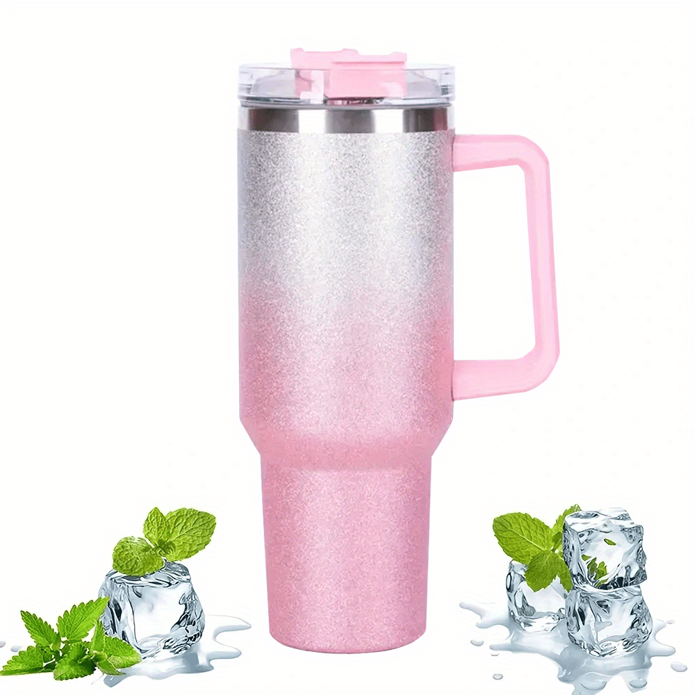 Insulated Coffee Tumbler Cup With Tritan Lid Leakproof - Temu