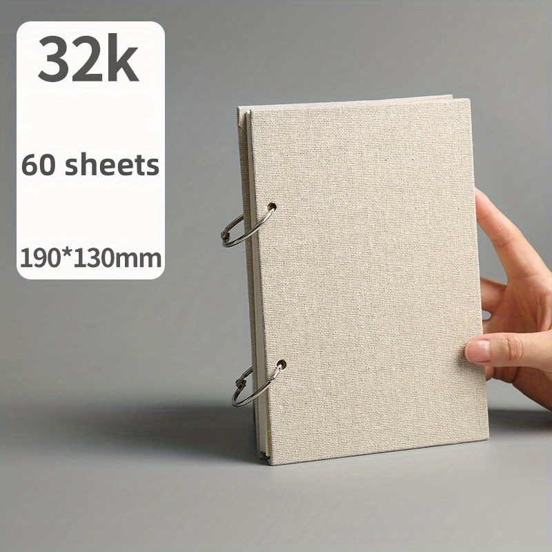  Zymon wrwe Kraft Paper Coil Notebook Blank Sketchbook