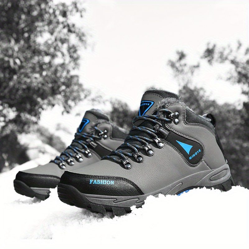  ZHANGZ Botas de nieve de invierno para hombre Senderismo calzado  impermeable botas de felpa caliente caminando trekking acogedor botas con  cordones antideslizantes, caqui-42 : Todo lo demás