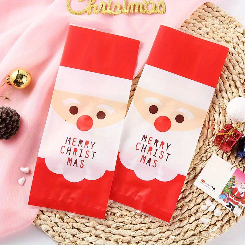 Christmas Santa Claus Snowflakes Xmas Packaging Pouch - Temu