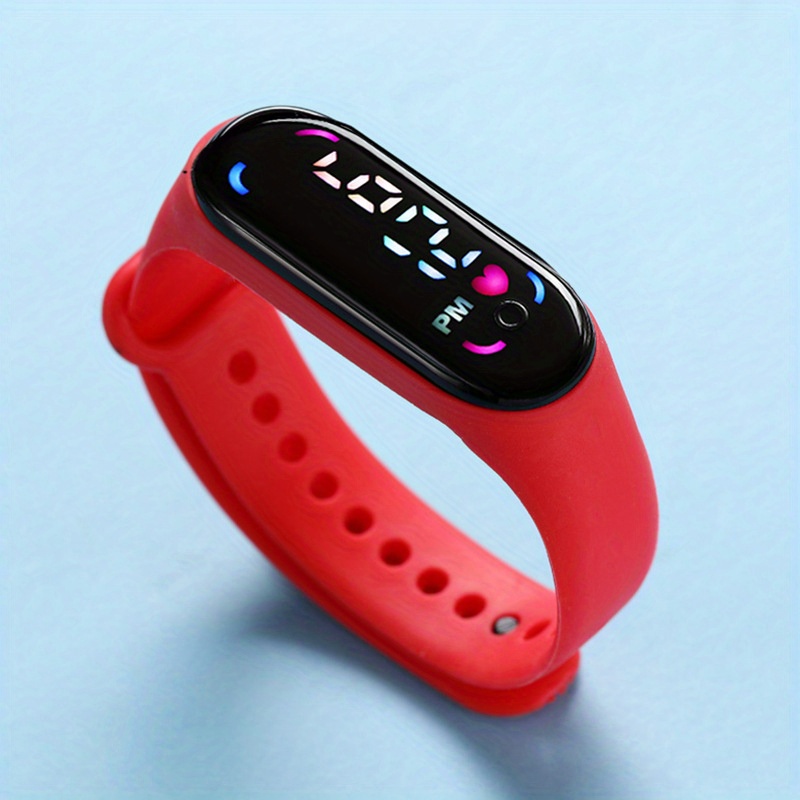 Led Touch Screen Electronic Watch Outdoor Candy Color Temu