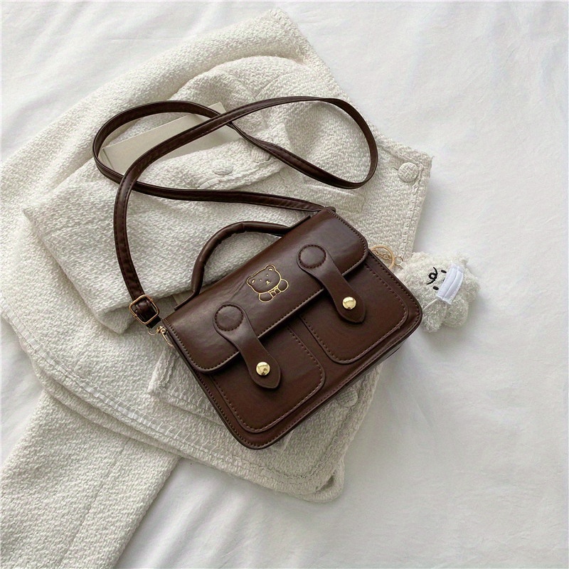 Mini Cute Crossbody Messenger Bag Vintage Pu Shoulder Bag Women's Retro  Handbag Purse - Clothing, Shoes & Jewelry - Temu