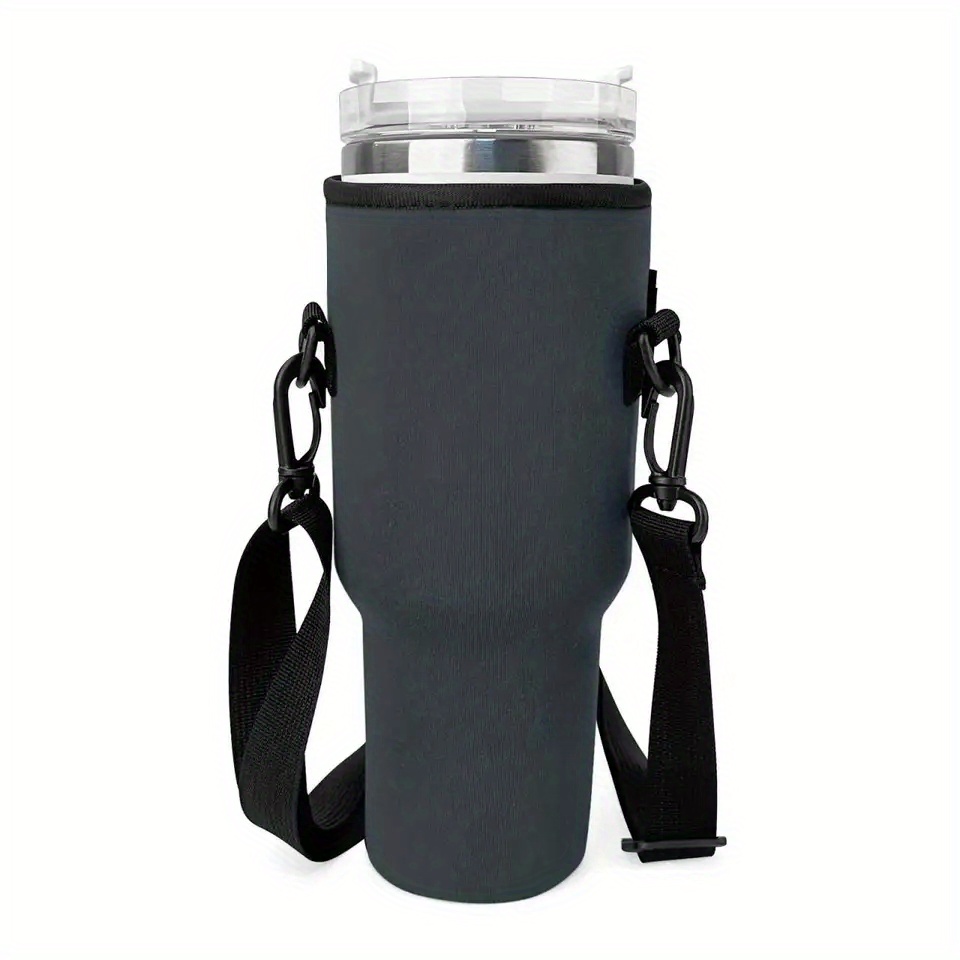 1pc Water Bottle Carrier Holder For 64oz 128oz Tumbler Universal Adjustable  Bottle Cover Strap For Walking Hiking Camping - Sports & Outdoors - Temu  Bulgaria
