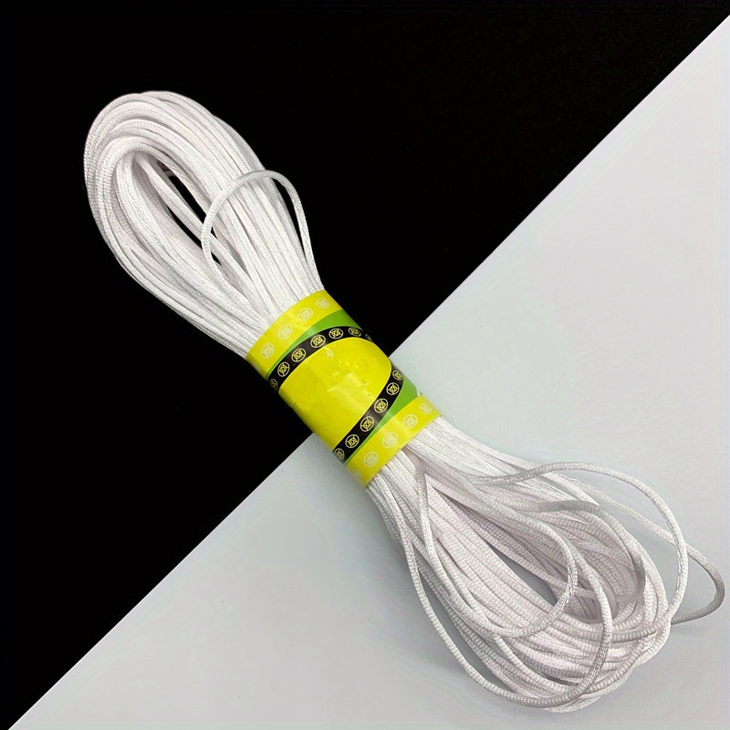 Braided Cotton Cord Light Yellow 20 Yard - Ritzz Art Hobby Market