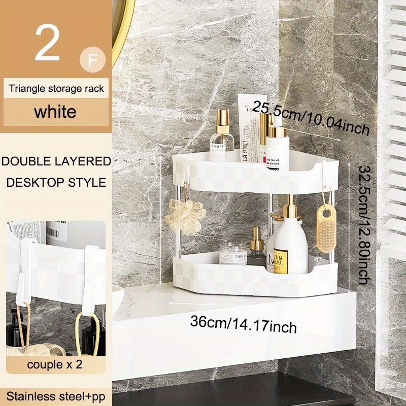 1pc Tre Strati Bagno Storage Rack Con Cassetti - Temu Italy