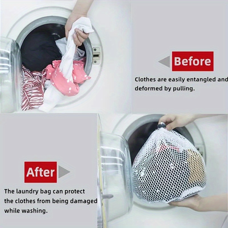 1pc Extra Large Laundry Bag For Washing Machine, Prevent Tangles And  Deformation