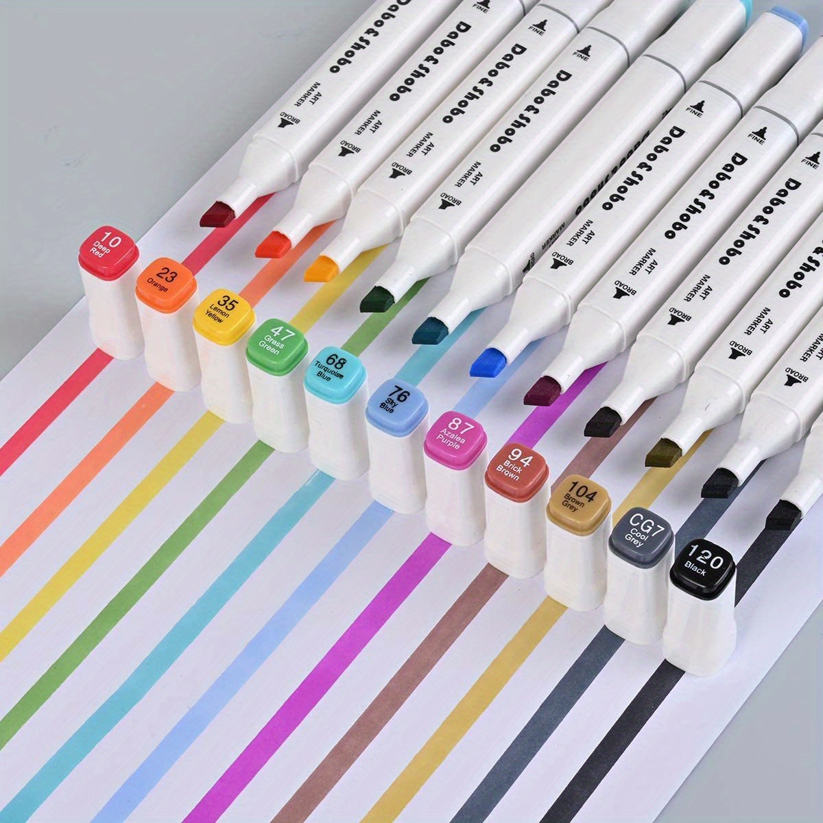 Coloring Markers Set for Adults with Standing Base, 80 Colors Dual Tip  Permanent Art Pens with Travel Case for Drawing Sketching Adult Coloring  Highlighting and Underlining (80) : : Home