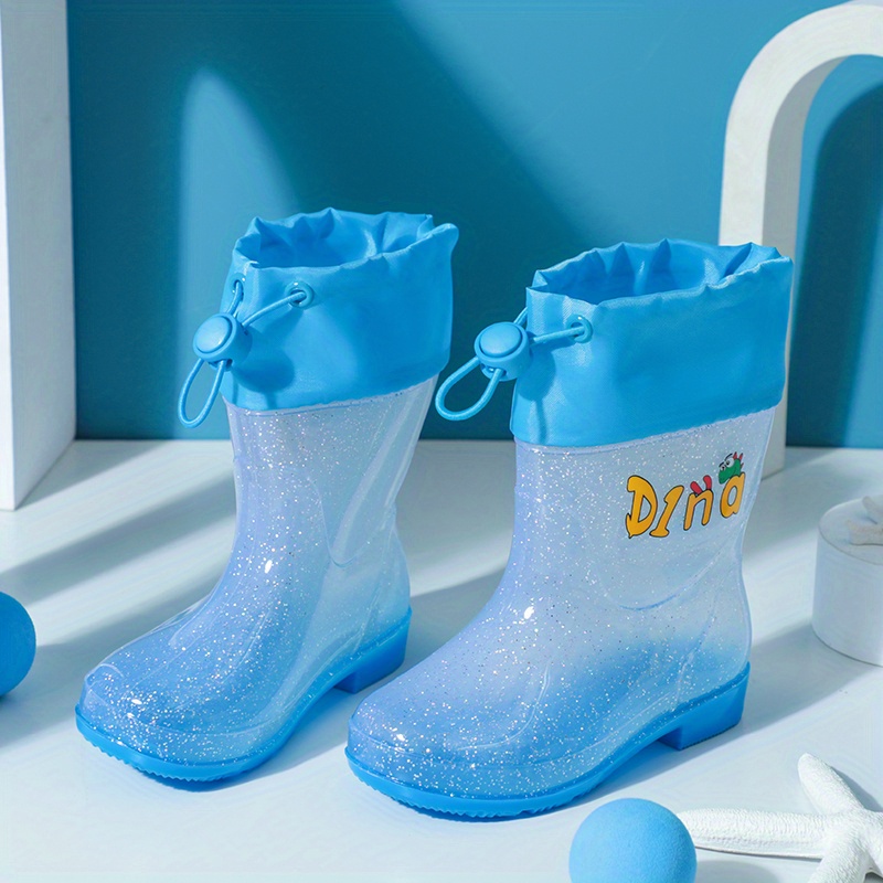 Light blue 2024 rain boots