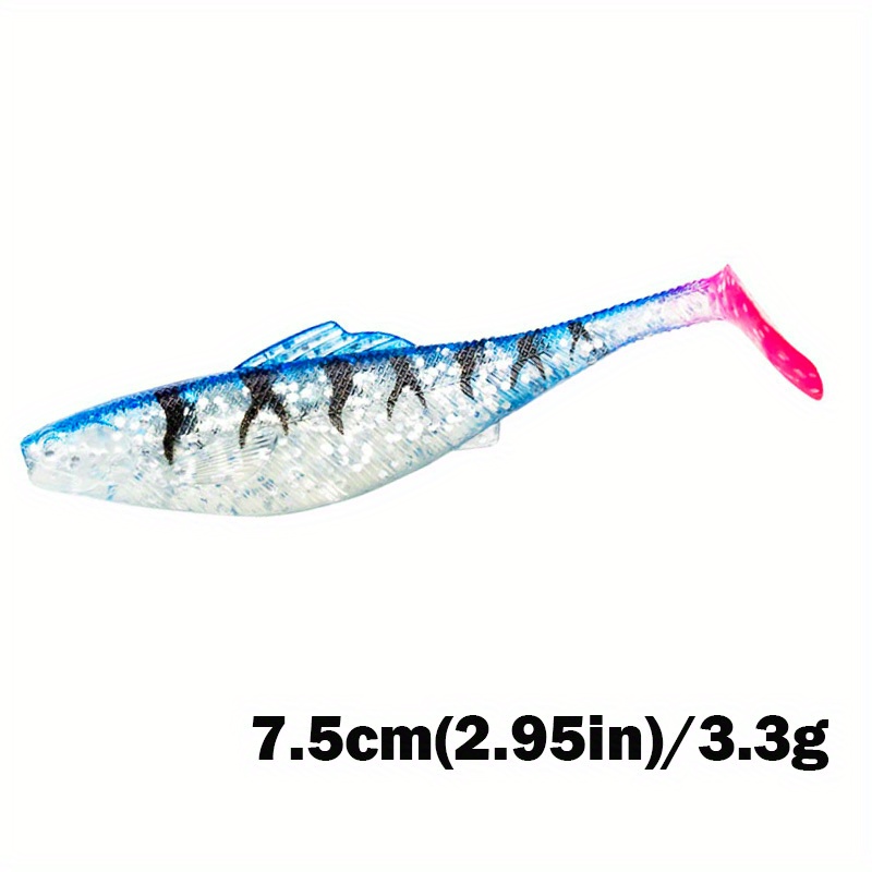 Fishing Lures Soft Bait Soft Worm Lure T tail Outdoor - Temu