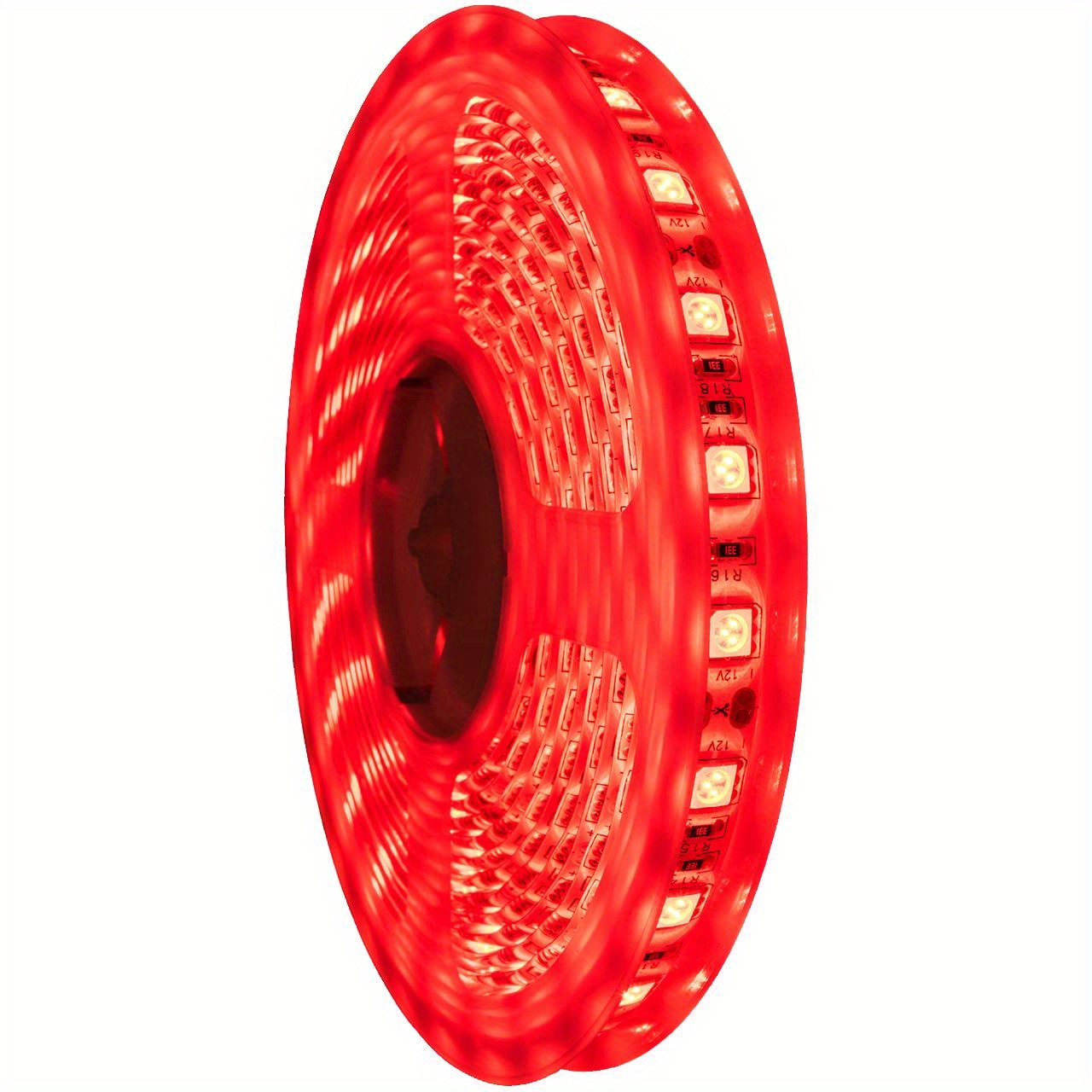 HAUTY Tira de luz LED SMD 5050 de 16 pies16.4 ft, 300 LED (60 LEDm) DC12V  cinta LED flexible cortable (sin enchufe de alimentaciónadaptador de 12V) –  Yaxa Store