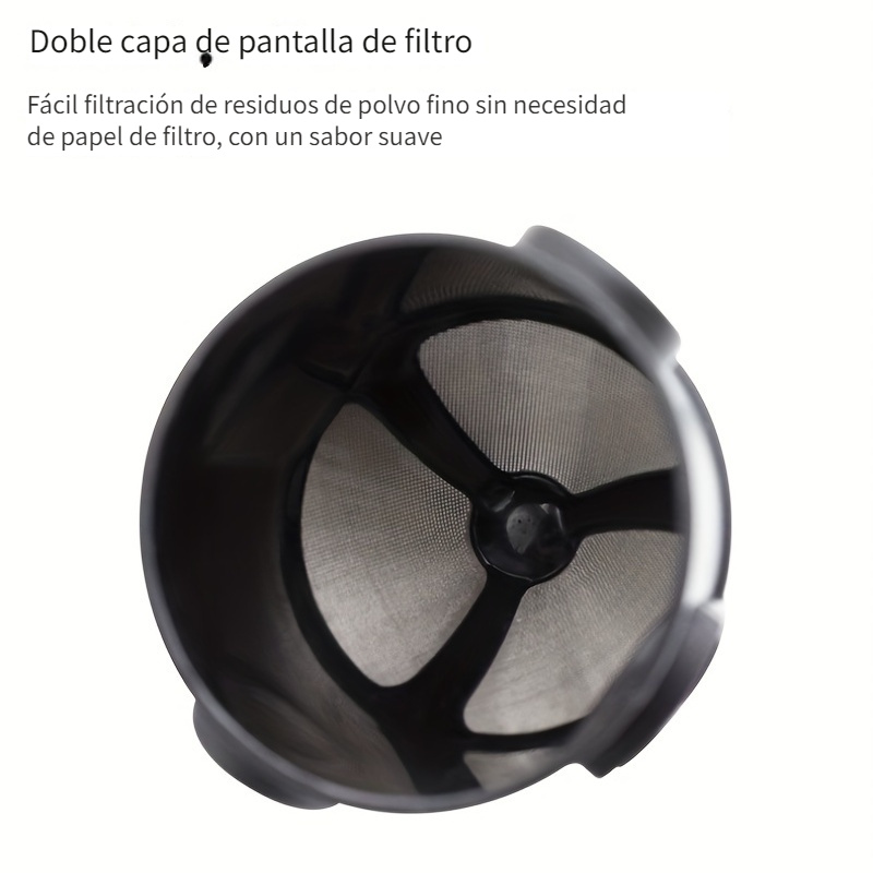  Tuffen Cafetera para verter sobre café, juego de café portátil,  filtro plegable, fácil de usar y limpiar, ideal para el hogar, la oficina y  uso al aire libre : Hogar y