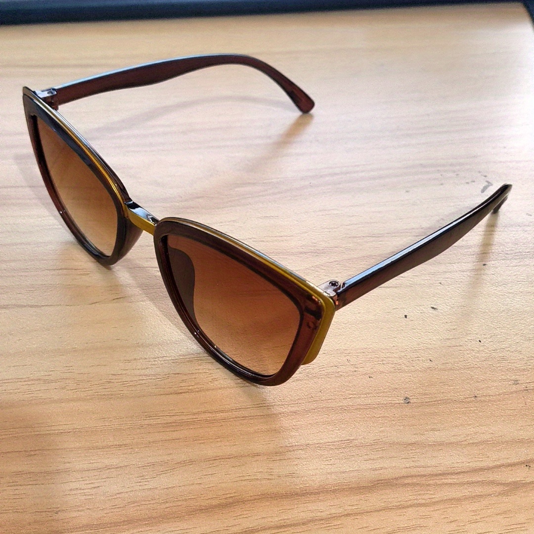 Classic Leopard Cat Eye Sunglasses for Women, Gradient Vintage Eyewear