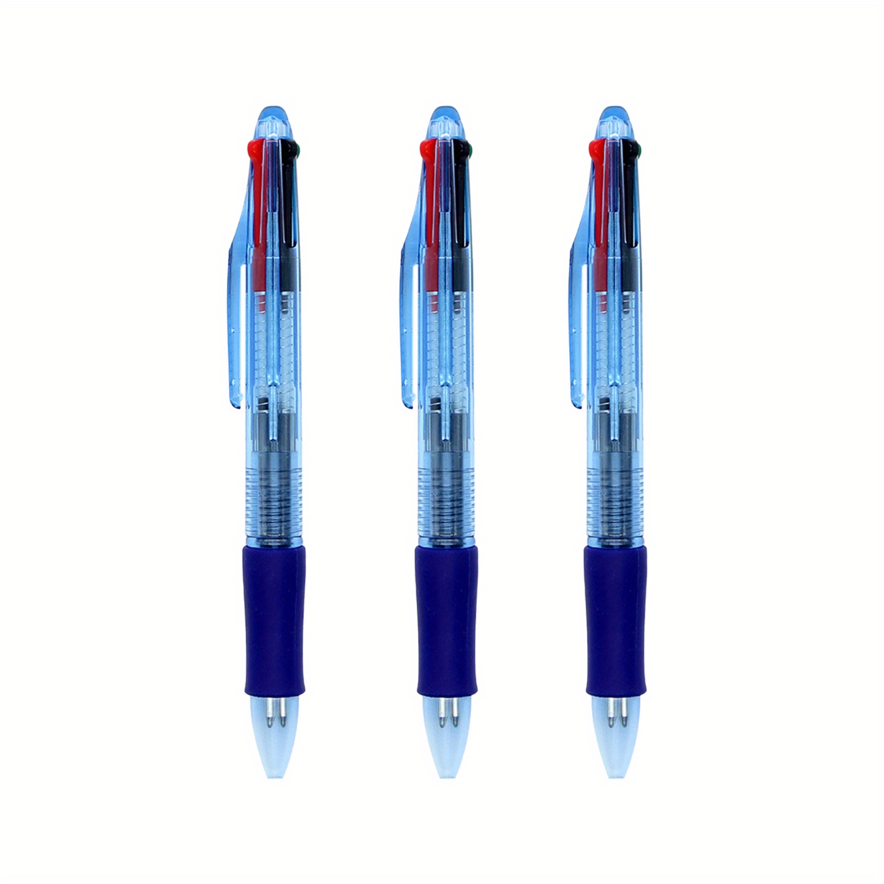 4pcs Multicolor Pen,0.7mm 10-in-1 Multicolor Ballpoint Pen 10