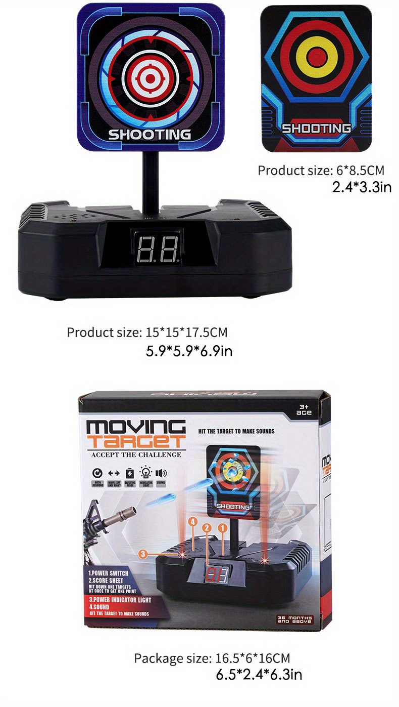 Children's Electric Rotating Target Automatic Return Temu