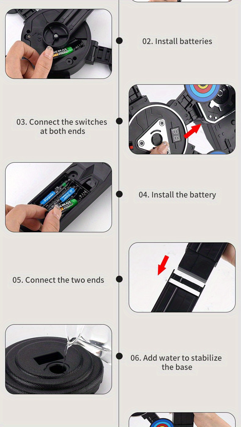 Children's Electric Rotating Target Automatic Return Temu