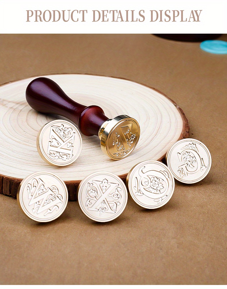 Letter Lz Wax Seal Stamp Vintage Retro Temu
