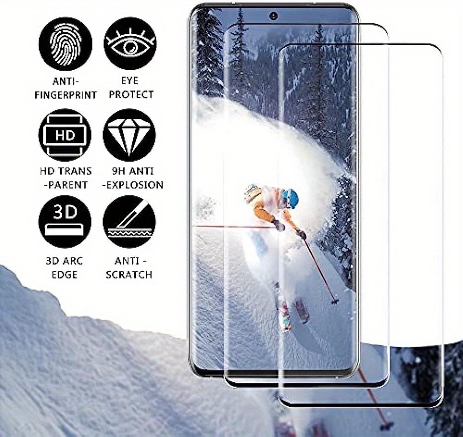 2 Protecteurs D'écran Pour Galaxy S20 Ultra 5G 6,9 Pouces, Film En