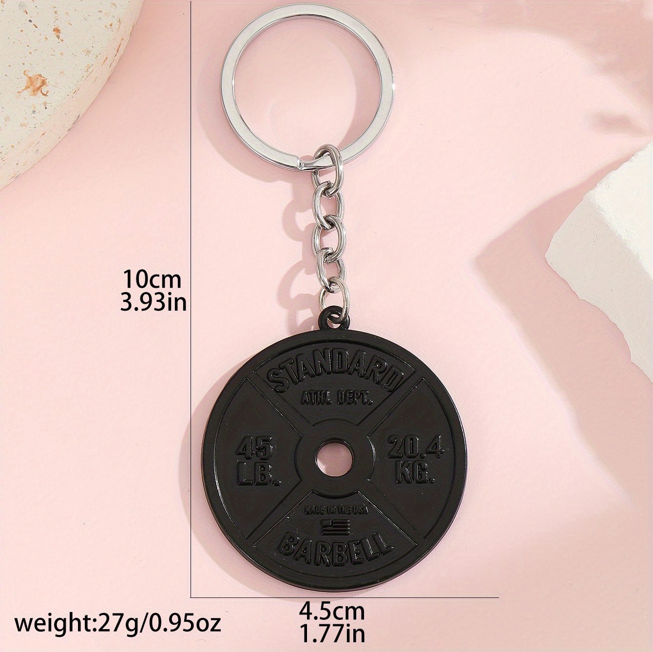 Gym Rat Keychain Gym Keychain Fitness Keychain 