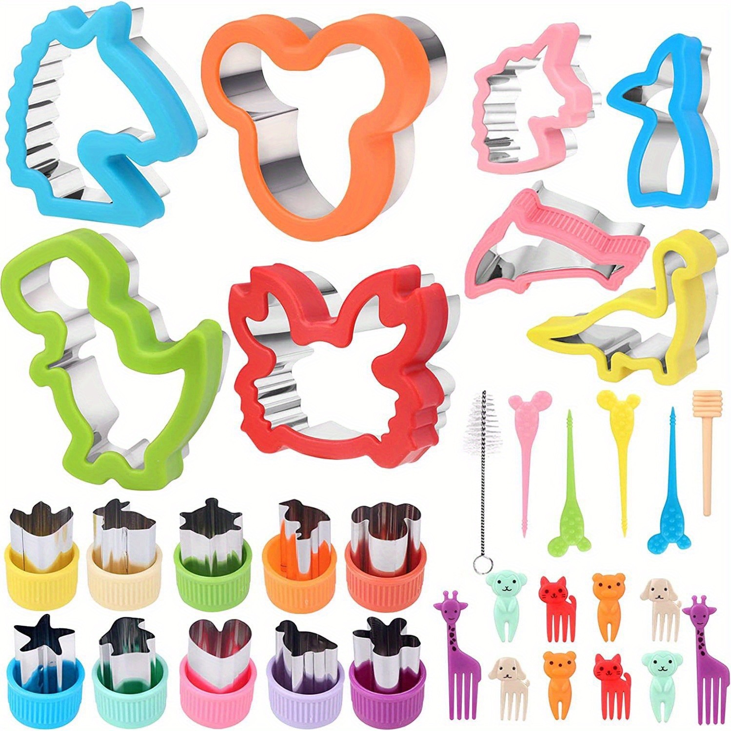 Sandwich Cutters And Vegetable Cutters Cookie Cutters Set - Temu