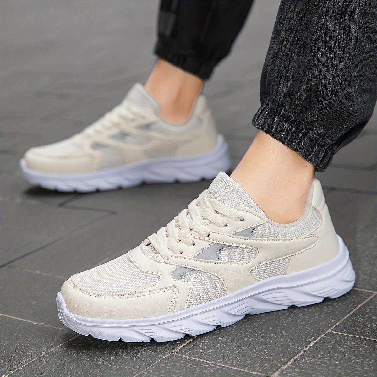 Unisex Non Slip Lace Up Breathable Fashion Sneakers