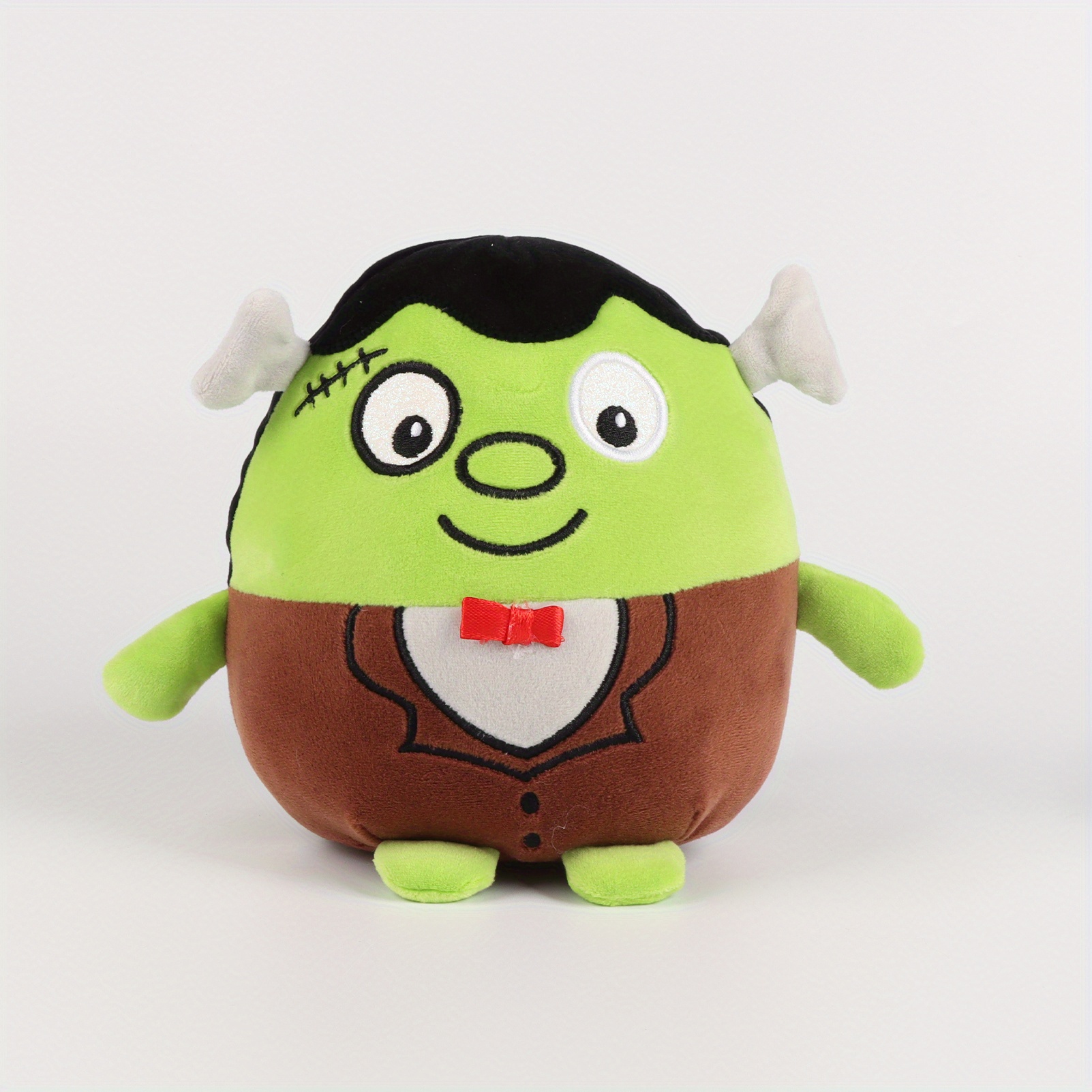 Boca grande monstro Cartoon Plush Toy, Boneca Kawaii Recheada