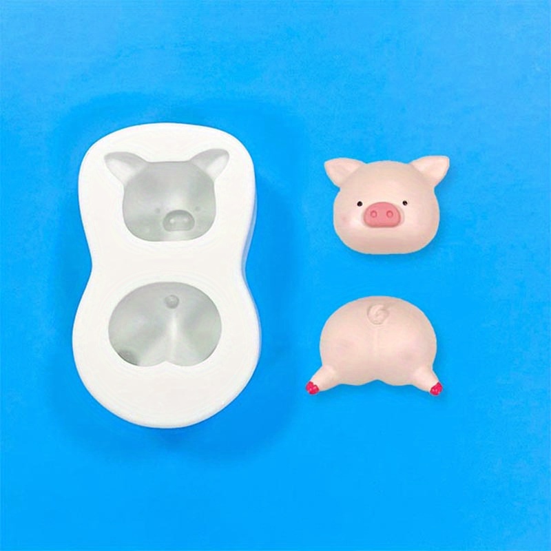 3d Silicone Mold Puppy Pig Panda Corgi Pet Fondant Mold For - Temu