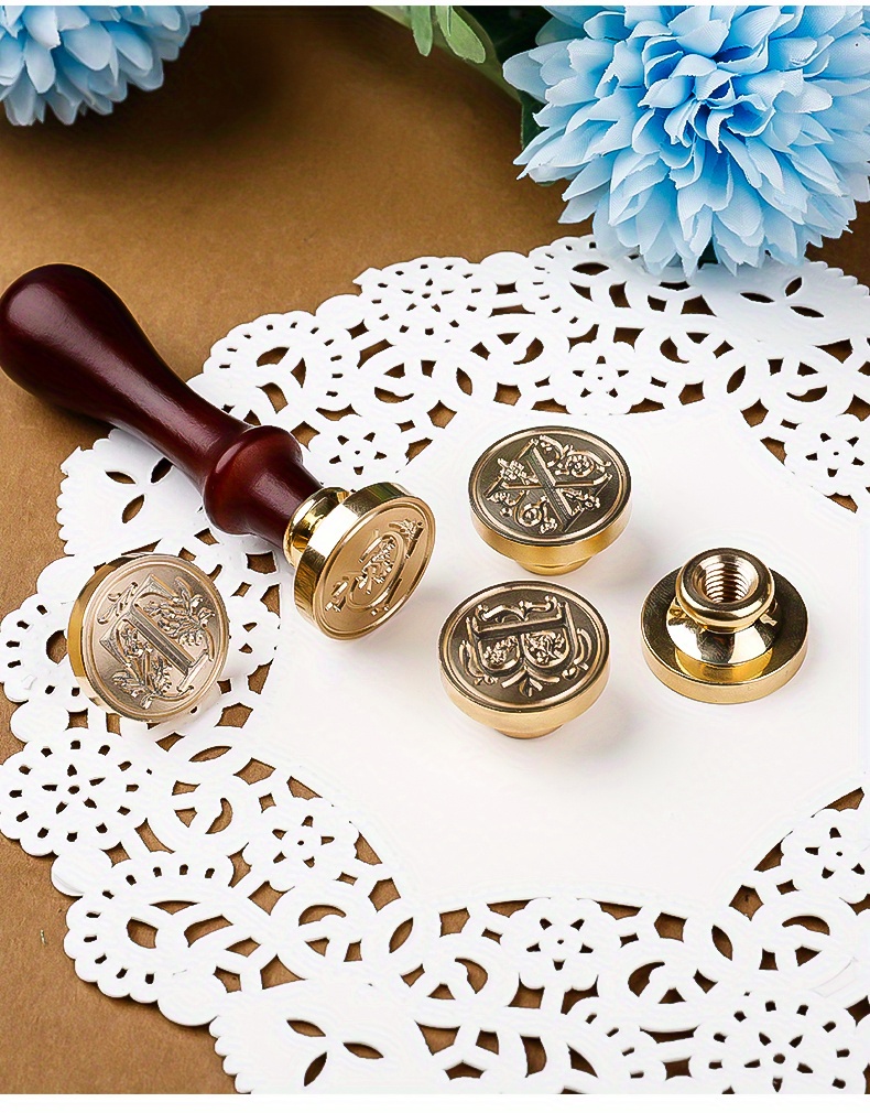 Letter Lz Wax Seal Stamp Vintage Retro Temu