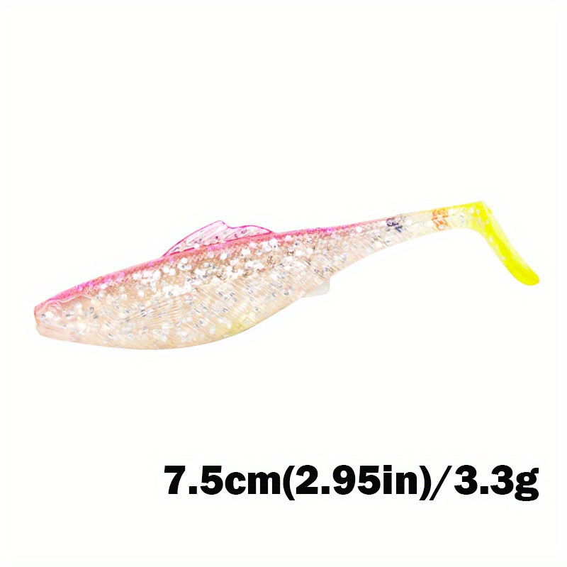 3 T Attack Paddle Tail Soft Plastic Minnow - Afishlure