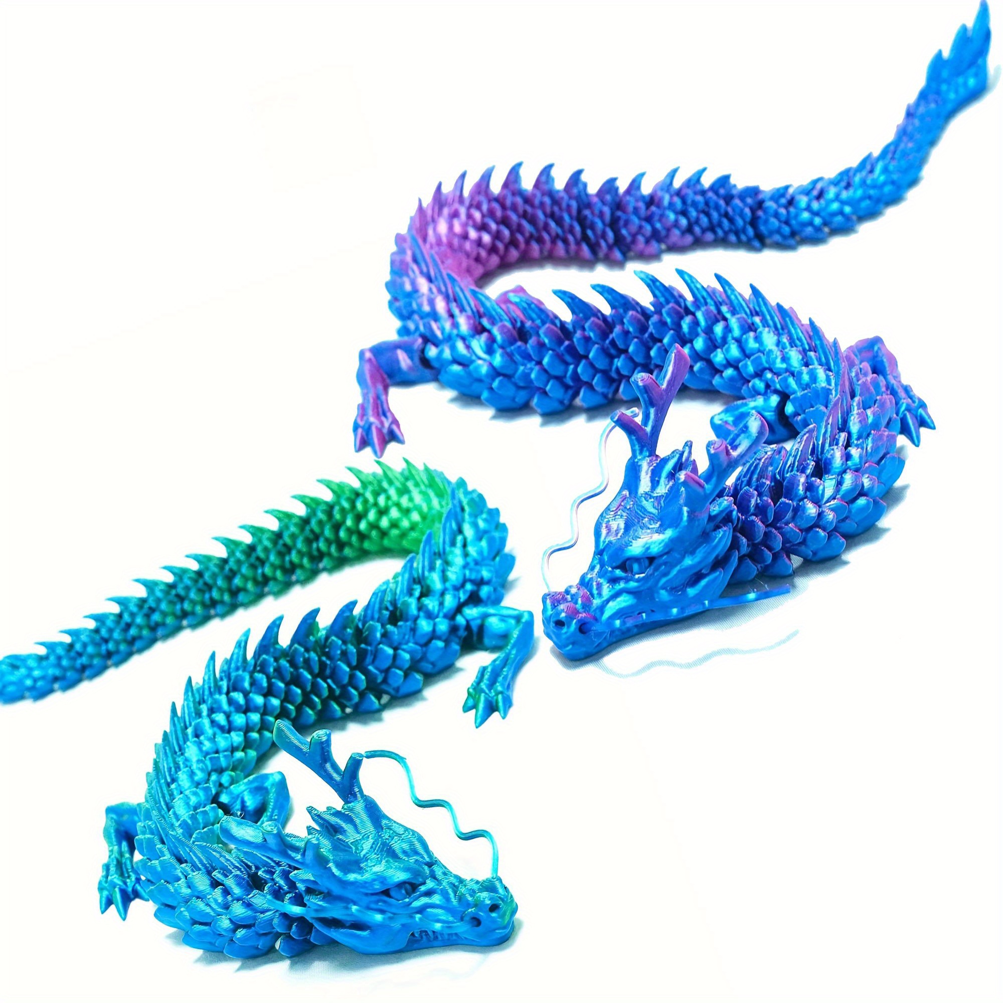 Chinese Dragon 3d Printing Model Movable Joints Handmade - Temu