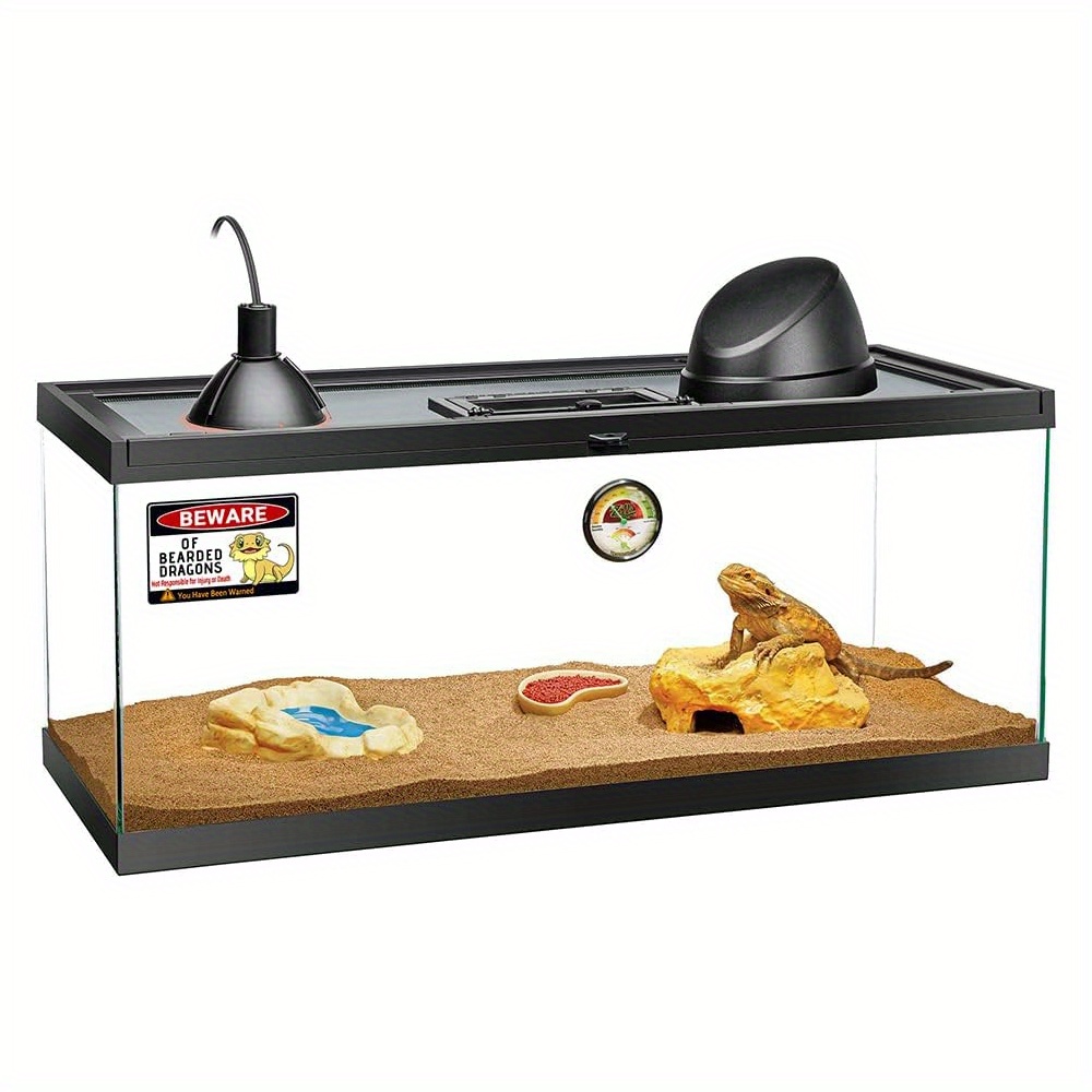 Metal Sign Beware Bearded Dragons Sign Bearded Dragon Tank Temu