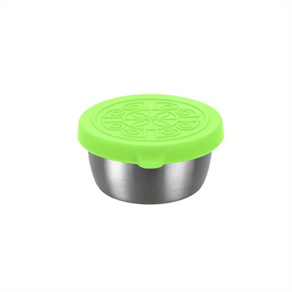 Reusable Salad Dressing Container with Lids Dipping Sauce Cups