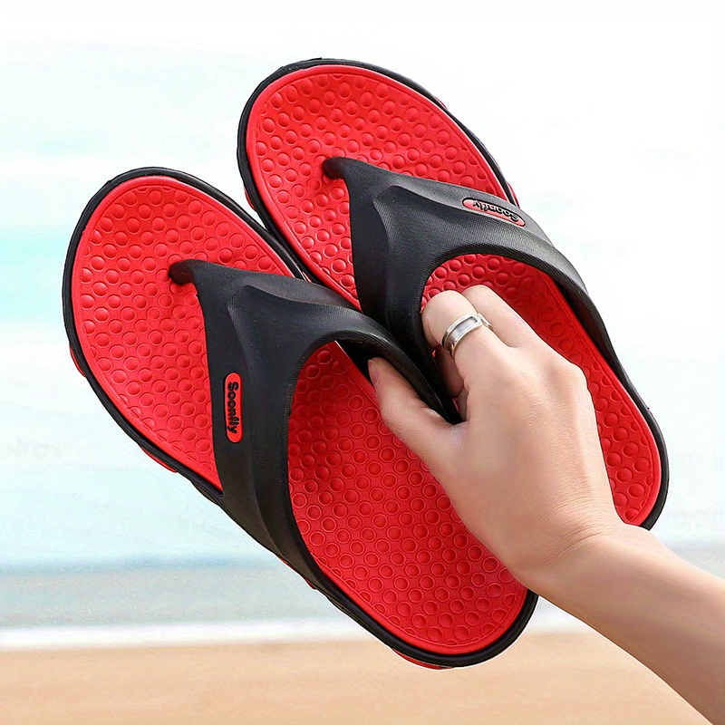 Men's Thong Sandals Casual Non Slip Flip flops Shoes - Temu