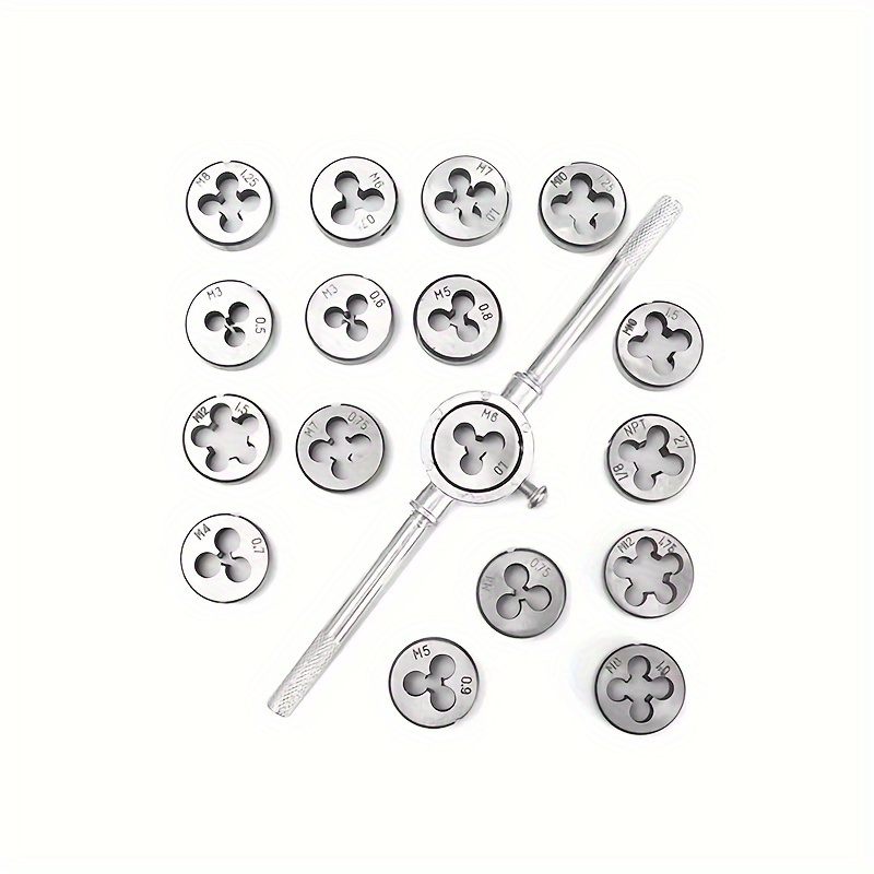 Tap plate thread set combination winch holder round temu australia