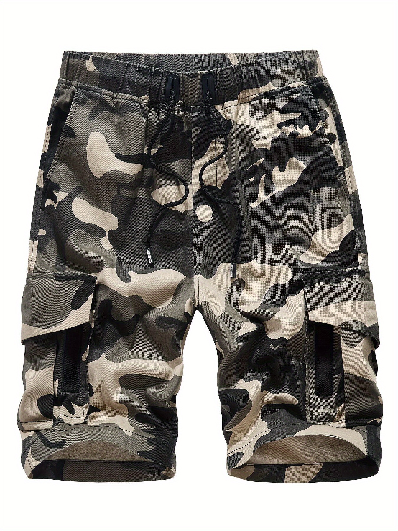 Men's Casual Cotton Camo Cargo Shorts Spring Summer Bermuda - Temu