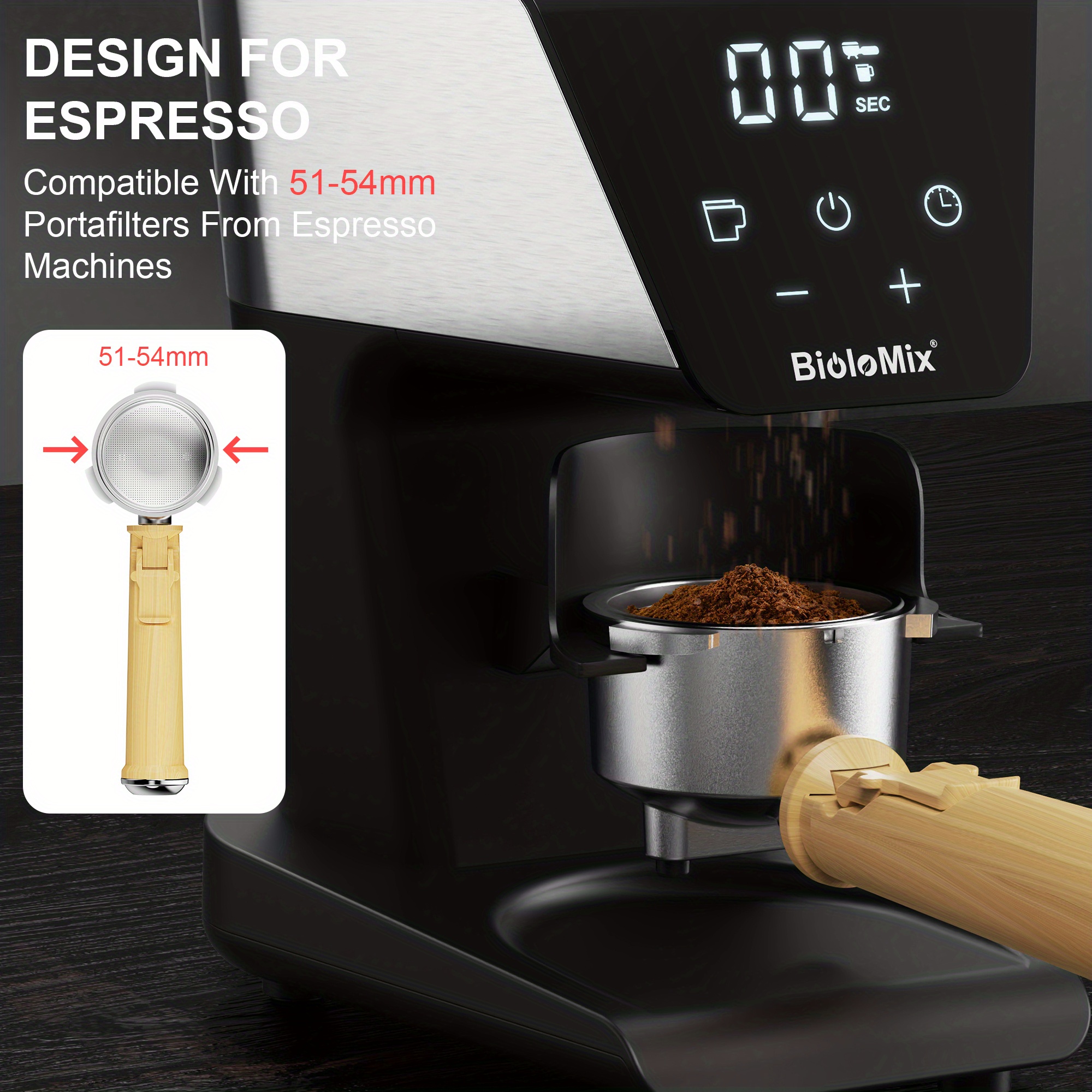 Automatic Burr Mill Electric Coffee Grinder With 30 - Temu