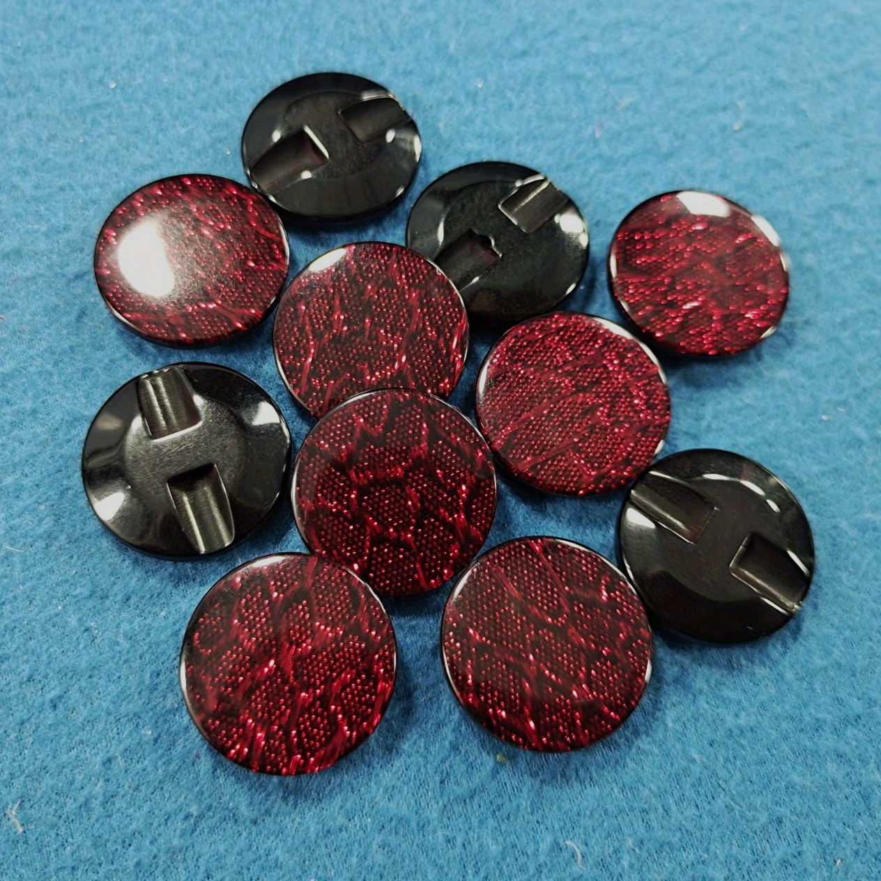 Maroon Fancy Buttons, Embellishment Button, Metal Buttons