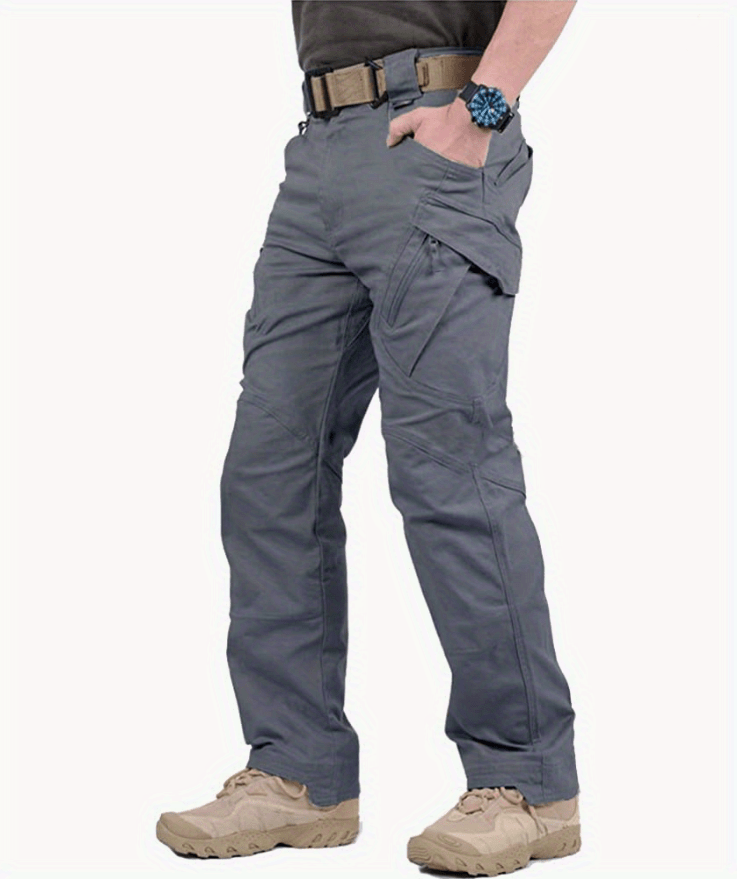 Men Tactical Combat Cargo Pants Multi-pocket Outdoor Hiking