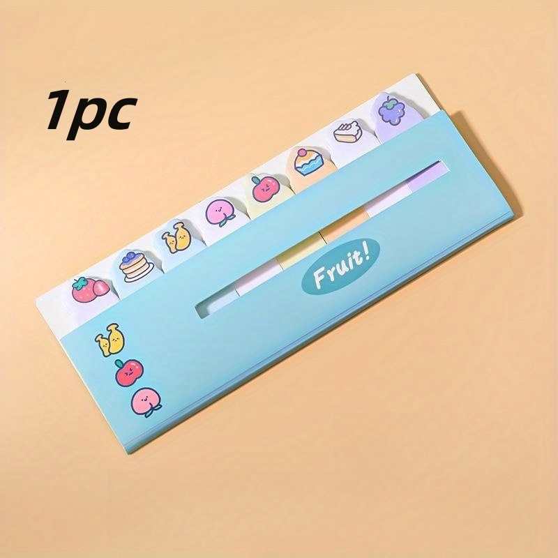 1pc Cartoon Animal Line Stand Sticky Notes Index Notes Stationery