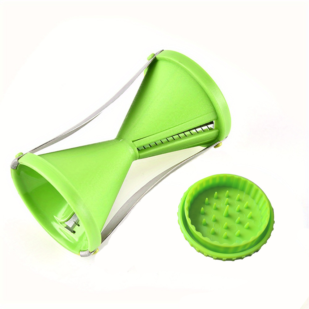 Vegetable Cutter Spiral Funnel Cucumber Carrot Slicer Grater Shredder Tool