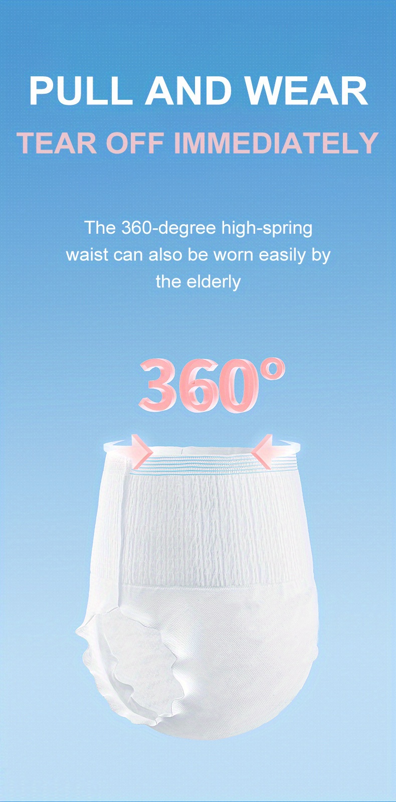 Disposable Incontinence Panties Elderly Unisex Disposable Temu