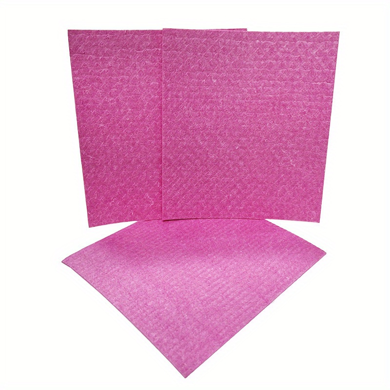 Swedish Wholesale Swedish Dish Cloths for Kitchen- 10 Pack Reusable Paper Towels for Counters & Dishes - Eco Friendly Cellulose Sponge Cloth - Purple